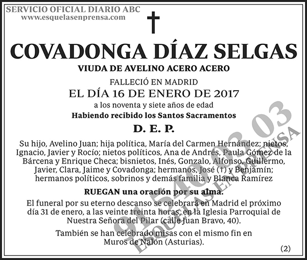 Covadonga Díaz Selgas